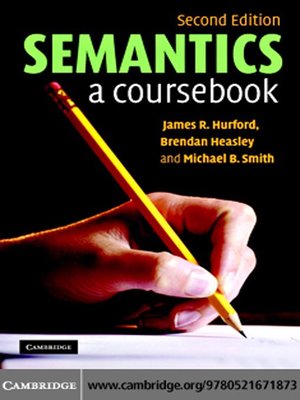 cover image of Semantics